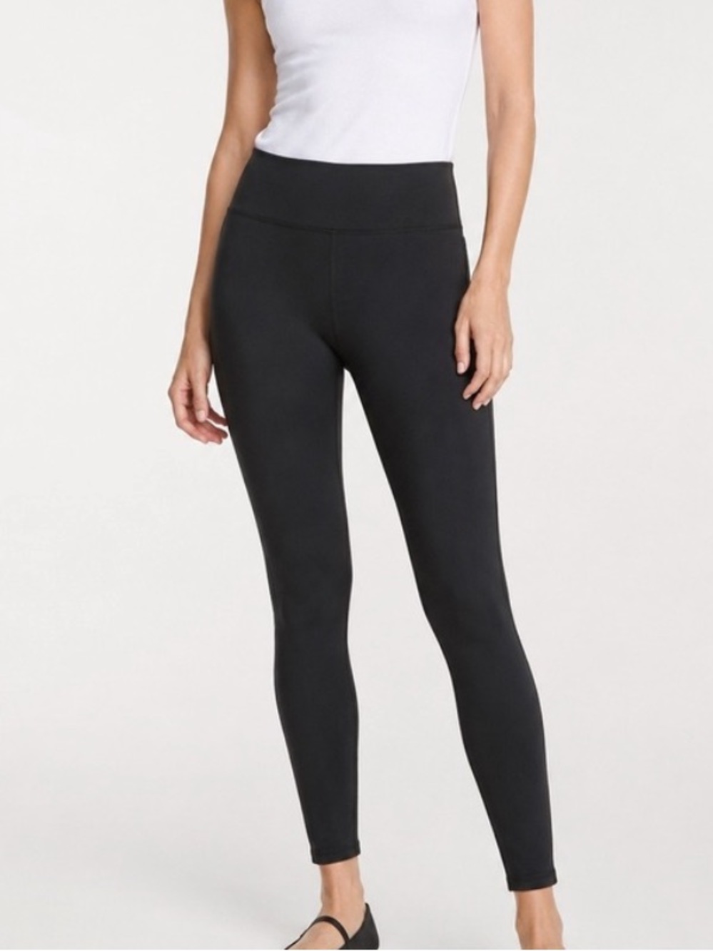 Banana republic black high rise athletic 7/8 legging pants size M